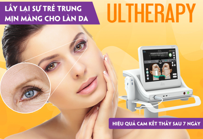 Trẻ hóa da đa tầng công nghệ Ultherapy 