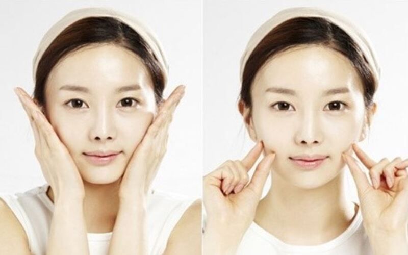 Trẻ hóa da bằng cách massage mặt 